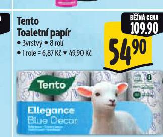 TENTO TOALETN� PAP�R