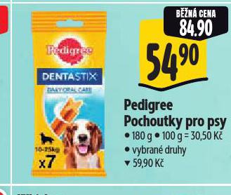 PEDIGREE DENTÁLNÍ POCHOUTKY PRO PSY