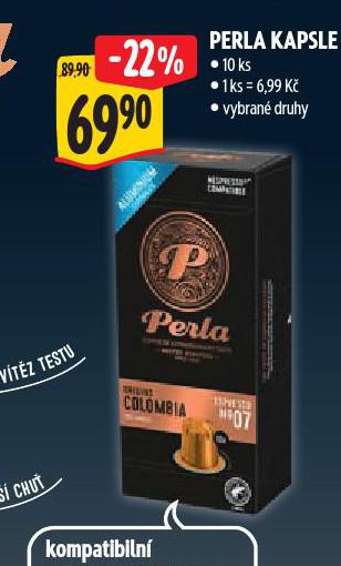 PERLA K�VOV� KAPSLE