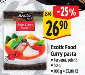 EXOTIC FOOD CURRY PASTA