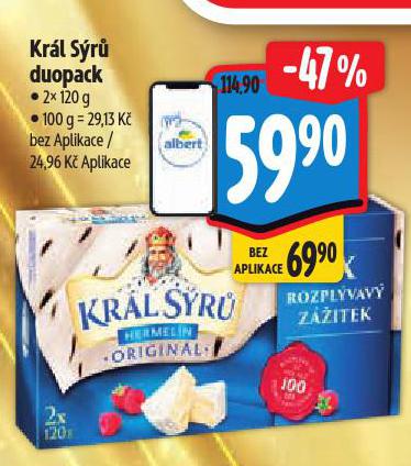 KRÁL SÝRŮ DUOPACK