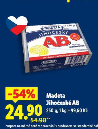 MADETA JIHOČESKÉ MÁSLO