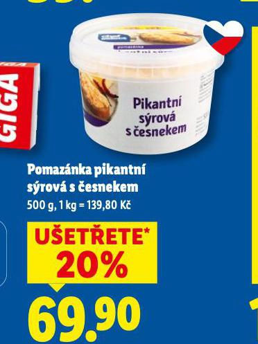 POMAZ�NKA PIKANTN� S�ROV� S �ESNEKEM