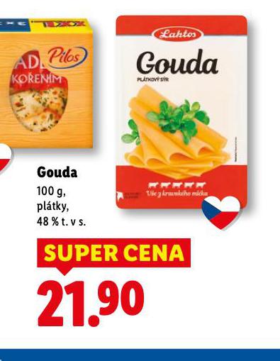 GOUDA 48% PL�TKY