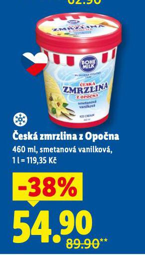 ČESKÁ ZMRZLINA Z OPOČNA