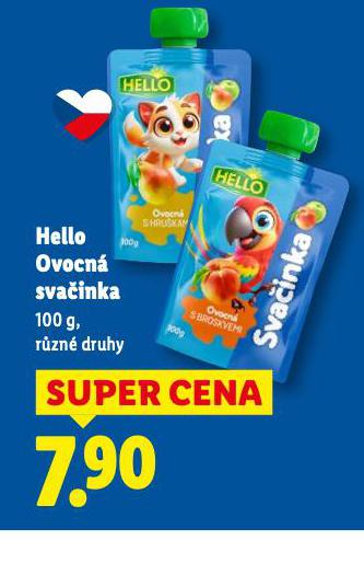 HELLO OVOCNÁ SVAČINKA
