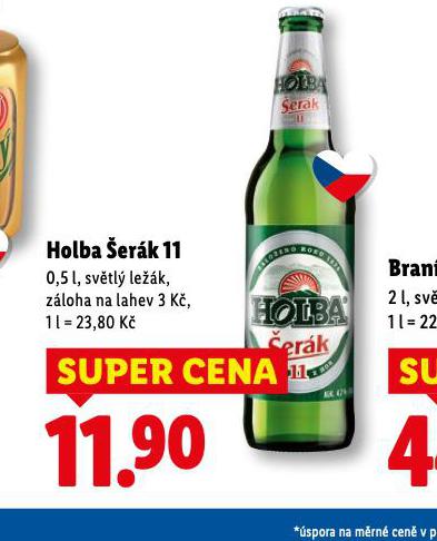 PIVO HOLBA ŠERÁK 11