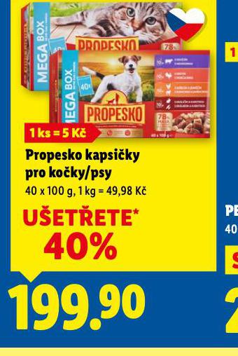 PROPESKO KAPSI�KY PRO PSY