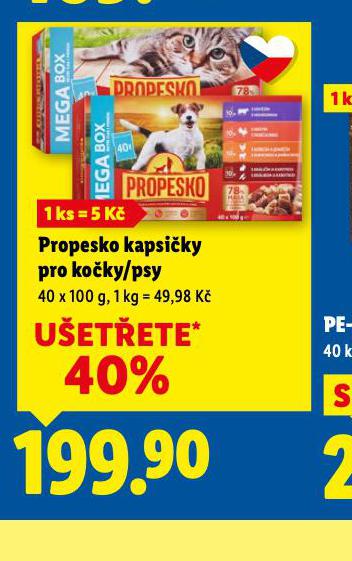 PROPESKO KAPSI�KY PRO KO�KY