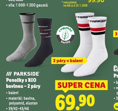 PONOŽKY S BIO BAVLNOU