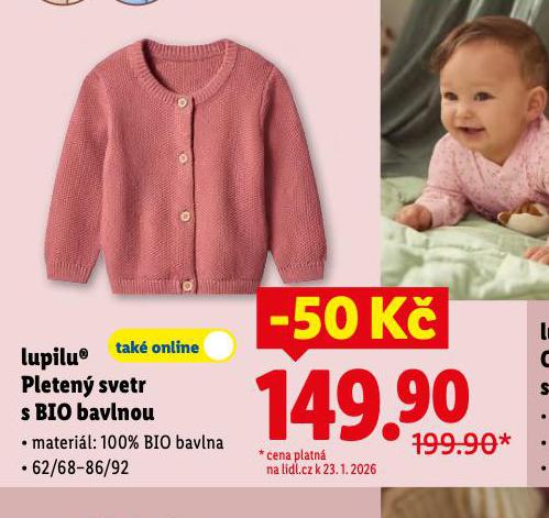 PLETEN� SVETR S BIO BAVLNOU