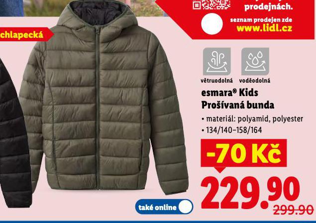 CHLAPECKÁ PROŠÍVANÁ BUNDA