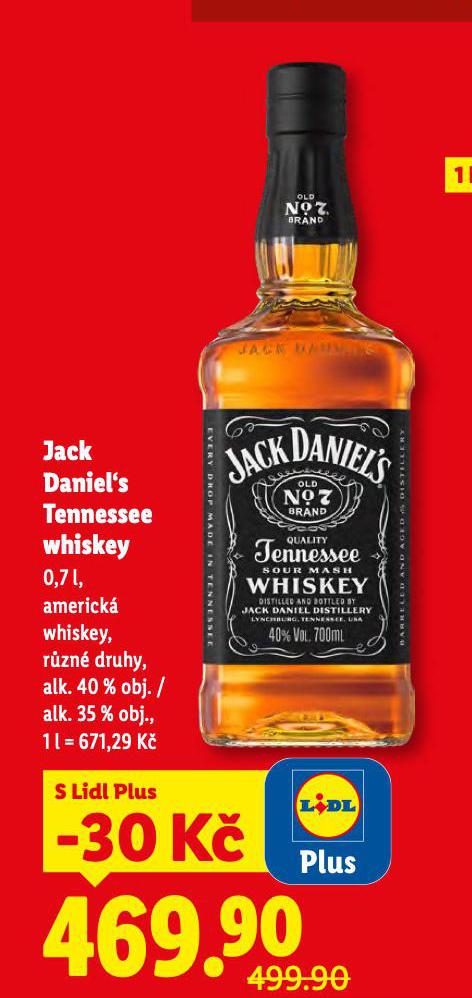 JACK DANIEL'S TENESSEE WHISKEY