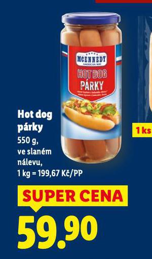 HOT DOG PÁRKY