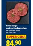 HOVĚZÍ BURGER SE SÝREM GOUDA A PEPŘEM