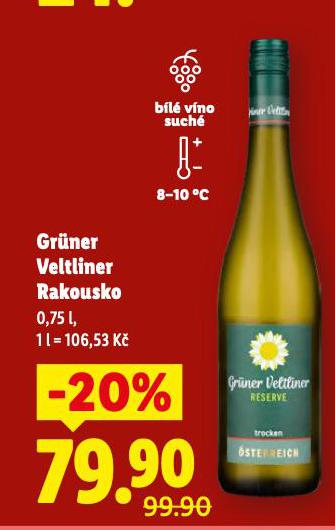 GRÜNER VELTLINER RAKOUSKO