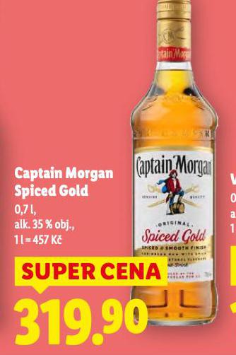 CAPTAIN MORGAN SPICED GOLD