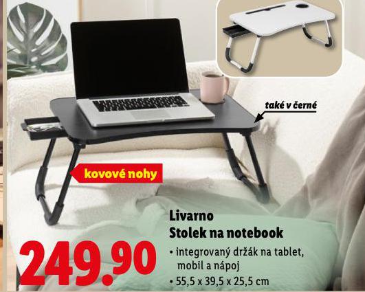 LIVARNO STOLEK NA NOTEBOOK