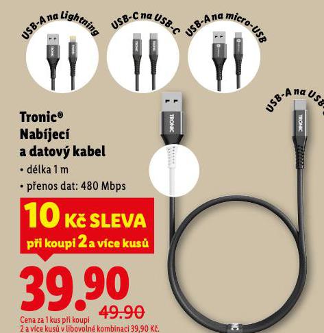 NABÍJECÍ A DATOVÝ KABEL