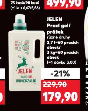 JELEN PRACÍ PRÁŠEK