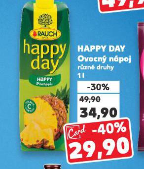 HAPPY DAY OVOCNÝ NÁPOJ