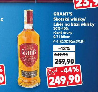 GRANT'S SKOTSK� WHISKY