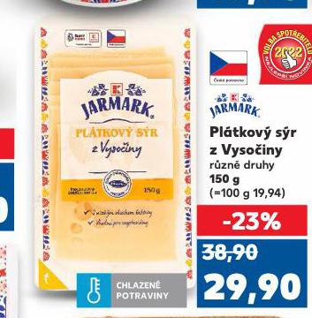 PLÁTKOVÝ SÝR Z VYSOČINY