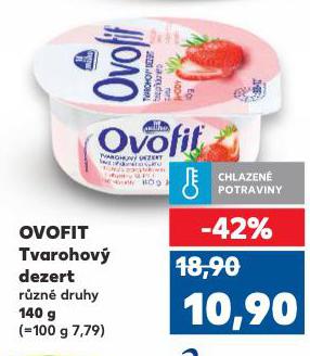 OVOFIT TVAROHOVÝ DEZERT