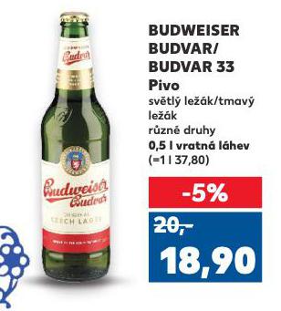 PIVO BUDVAR 33