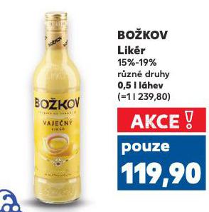BOŽKOV VAJEČNÝ LIKÉR