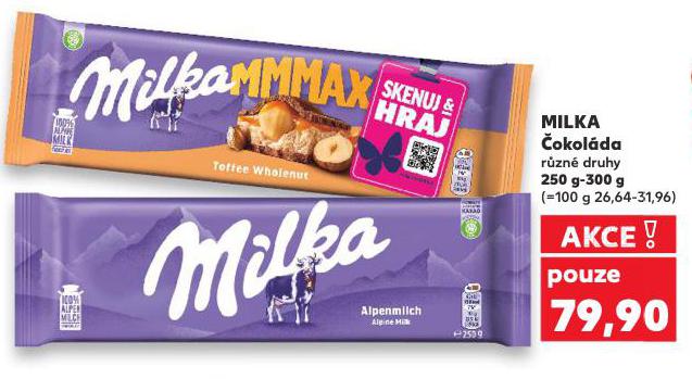 MILKA ČOKOLÁDA