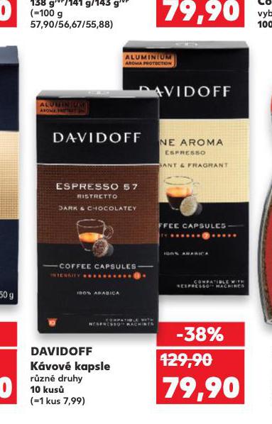 K�VOV� KAPSLE DAVIDOFF