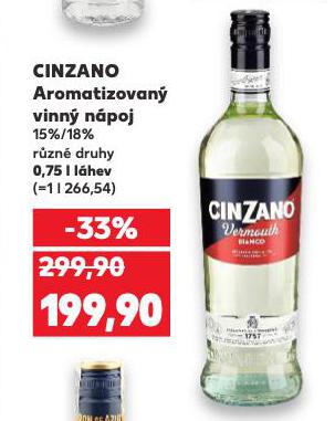 CINZANO AROMATIZOVAN� VINN� N�POJ