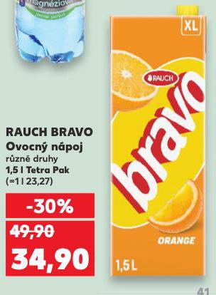 RAUCH BRAVO OVOCNÝ NÁPOJ