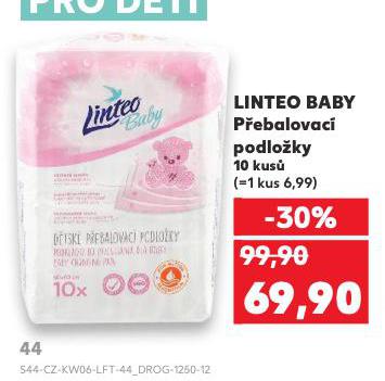 LINTEO BABY P�EBALOVAC� PODLO�KY
