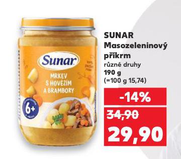 SUNAR BIO MASOZELENINOV� P��KRM