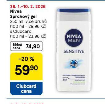NIVEA SPRCHOVÝ GEL