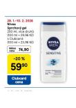 NIVEA SPRCHOVÝ GEL