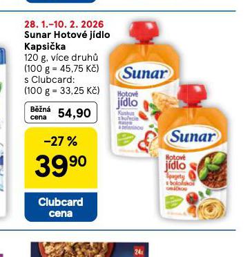 SUNAR HOTOV� J�DLO