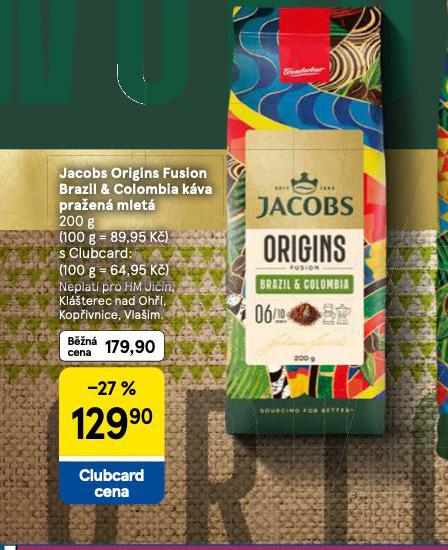 JACOBS ORIGINS FUSION BRAZIL & COLOMBIA K�VA PRA�EN� MLET�
