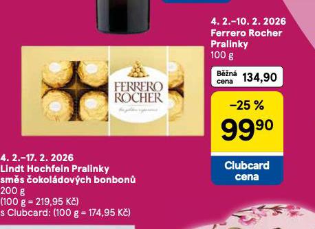 FERRERO ROCHER PRALINKY