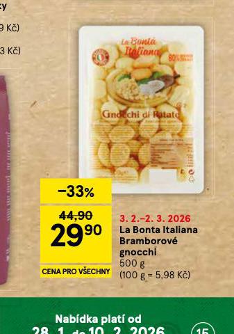 LA BONTA ITALIANA BRAMBOROV� GNOCCHI