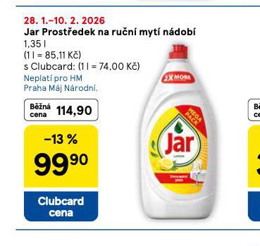 JAR PROSTŘEDEK NA NÁDOBÍ