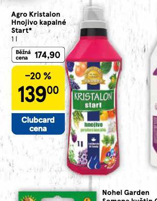 AGRO KRISTALON HNOJIVO KAPALNÉ START