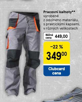 PRACOVNÍ KALHOTY