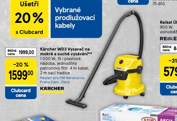 K�RCHER WD3 VYSAVA�