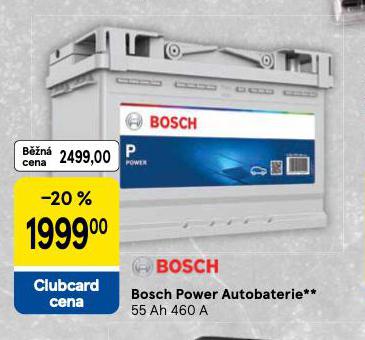 BOSCH POWER AUTOBATERIE 55 Ah