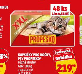 PROPESKO KAPSIČKY PRO PSY