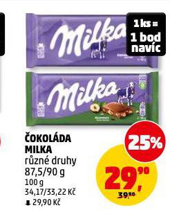 MILKA ČOKOLÁDA