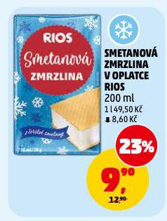 SMETANOV� ZMRZLINA V OPLATCE RIOS